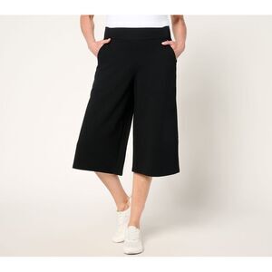 Sport Savvy Women's Pants Sz XL French Terry Full Leg Printed Black A691739